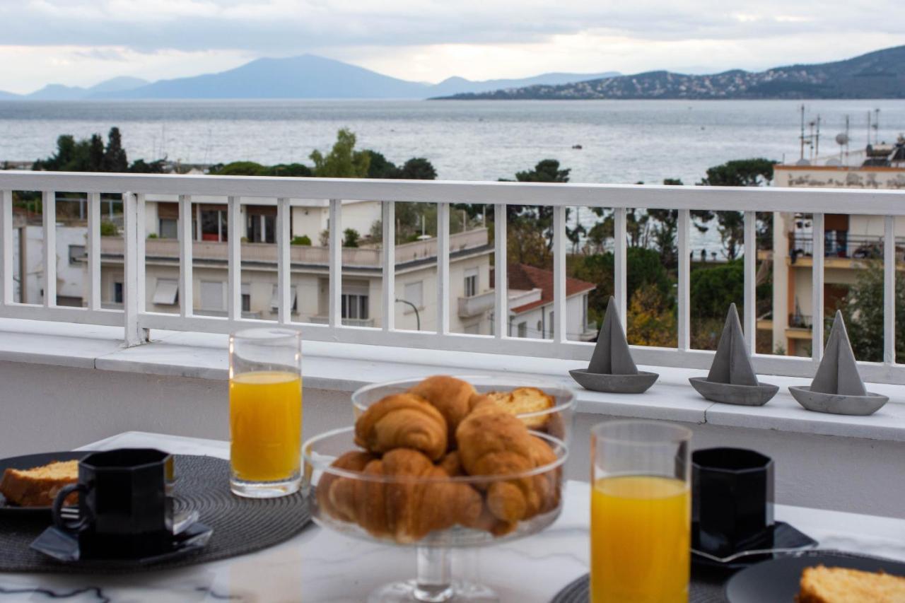 Sea View Luxury Apartment Volos Exteriör bild