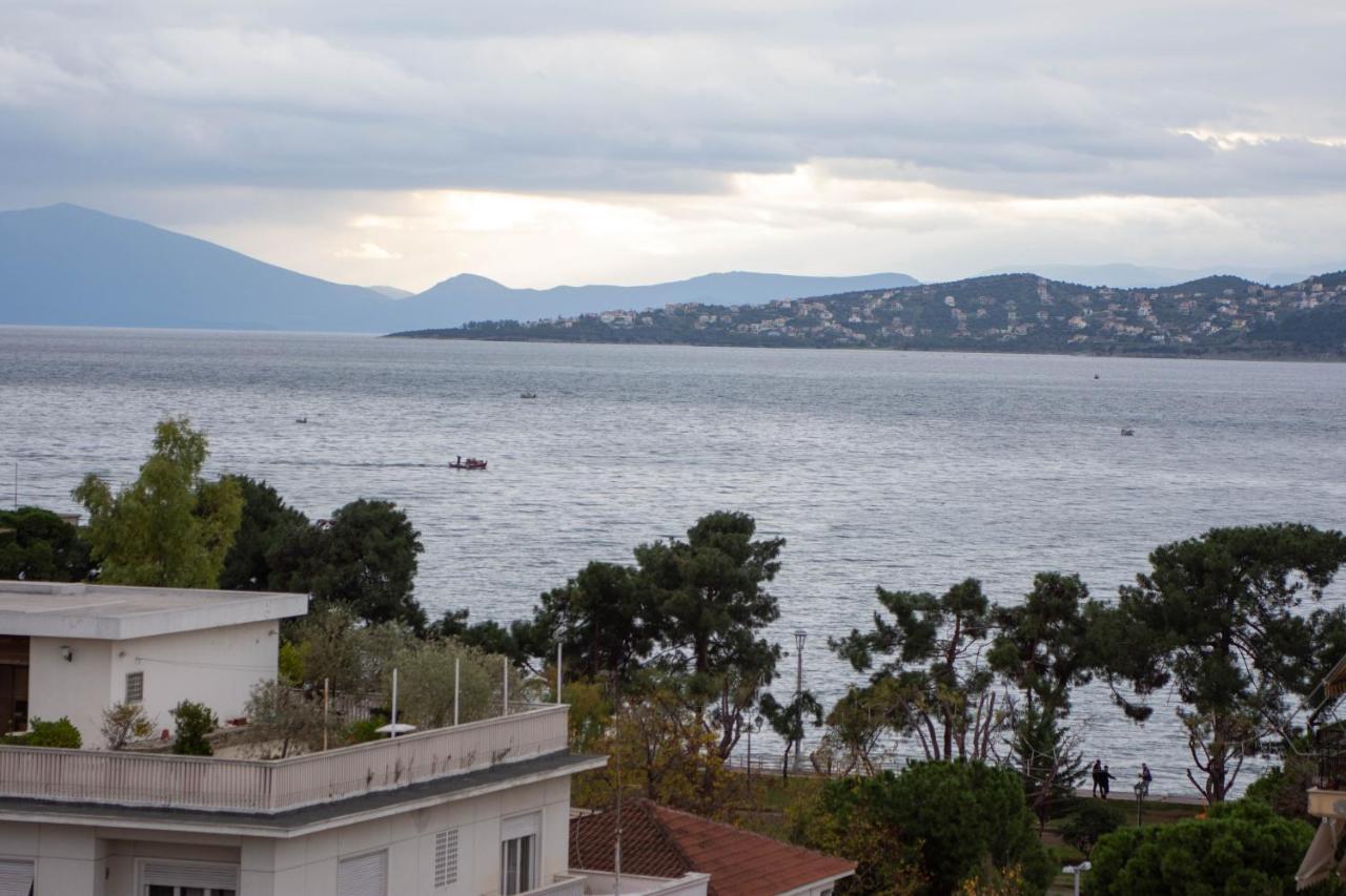 Sea View Luxury Apartment Volos Exteriör bild